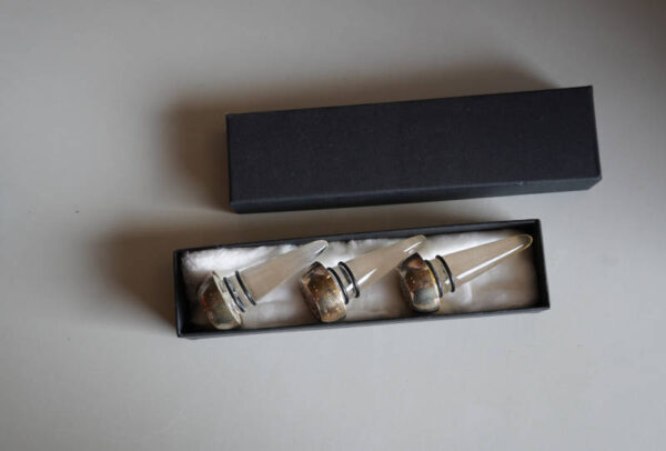 wijndopset jaguar zilver
